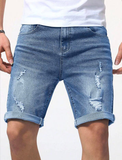 DENIM SHORTS