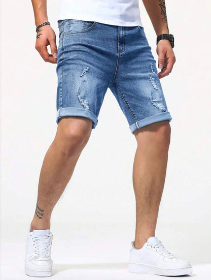 DENIM SHORTS