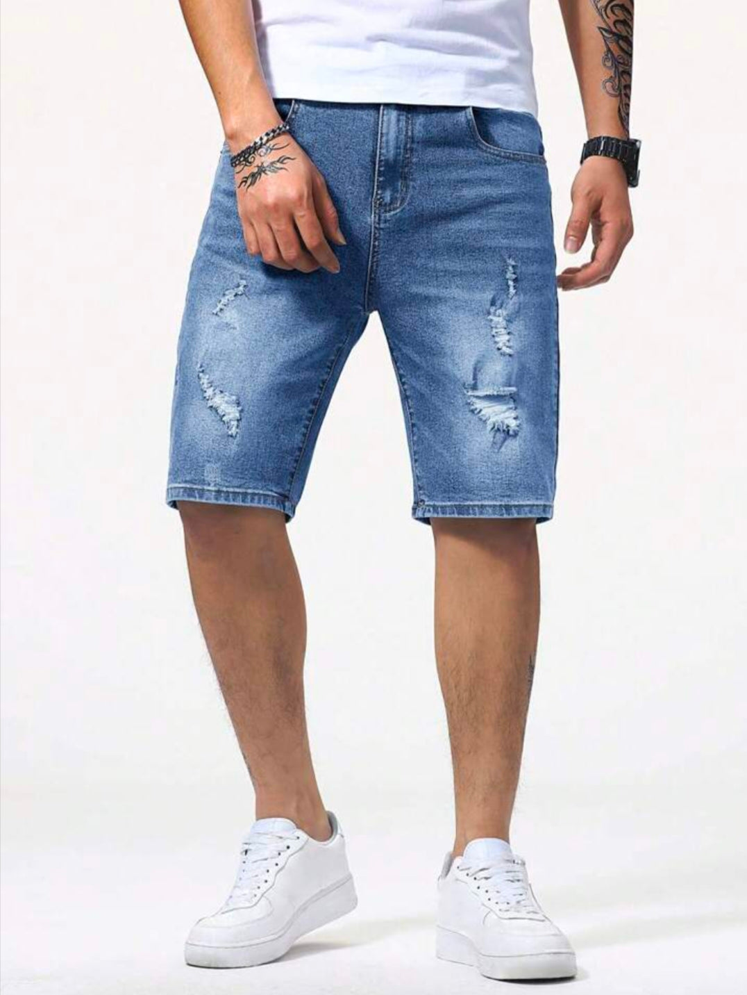 DENIM SHORTS