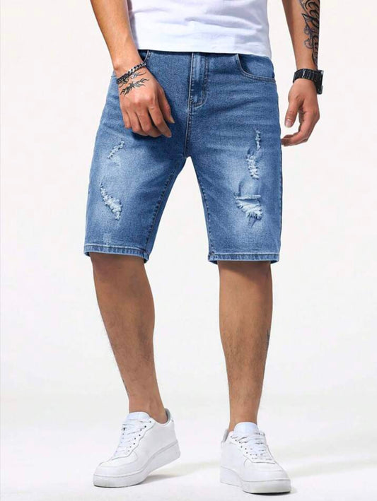 DENIM SHORTS