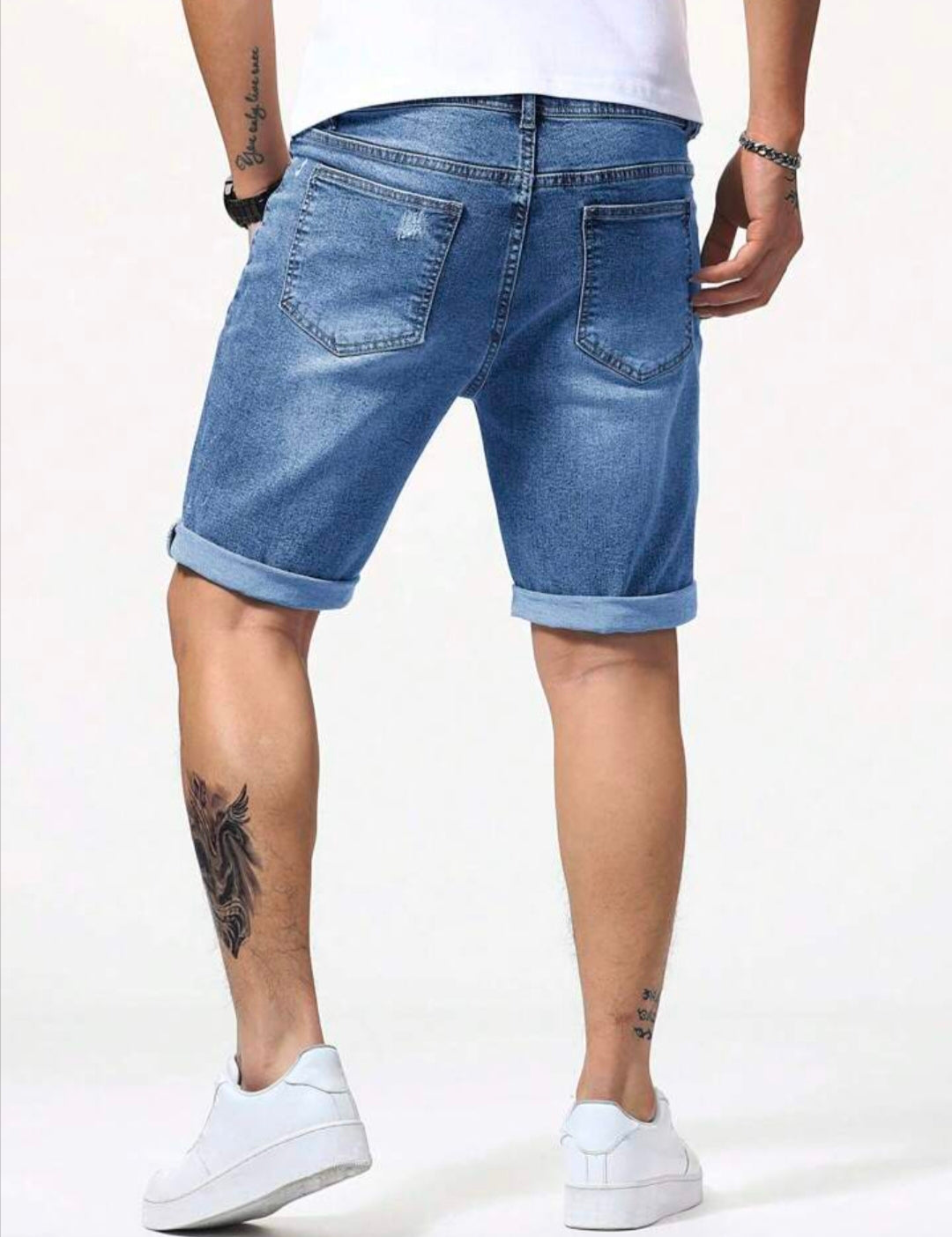 DENIM SHORTS
